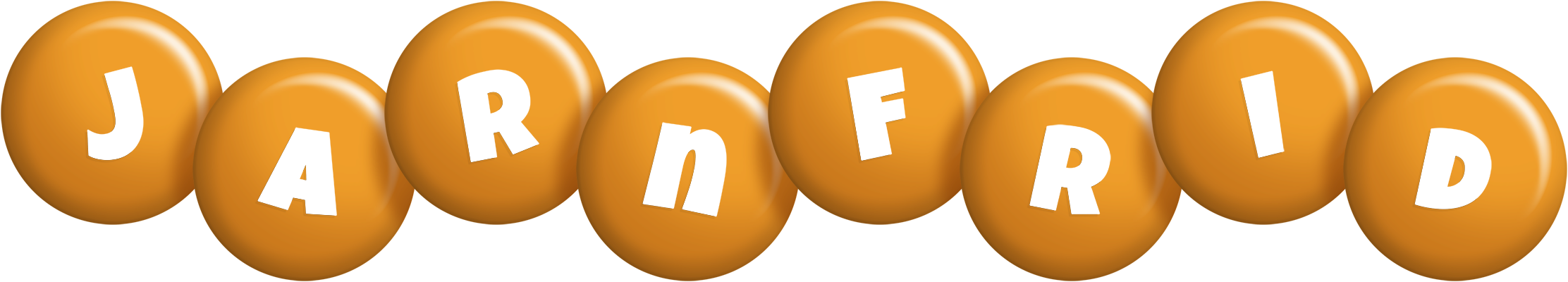 Jarnfrid candy-orange logo