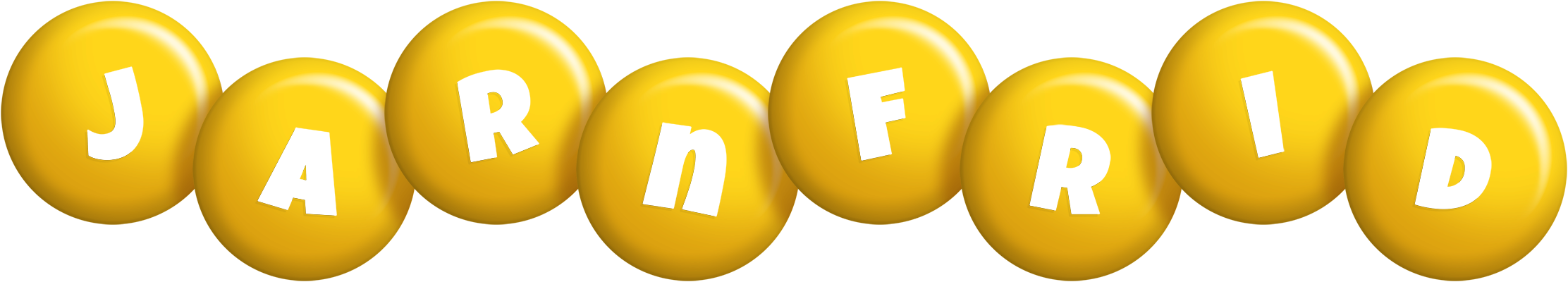 Jarnfrid candy-yellow logo