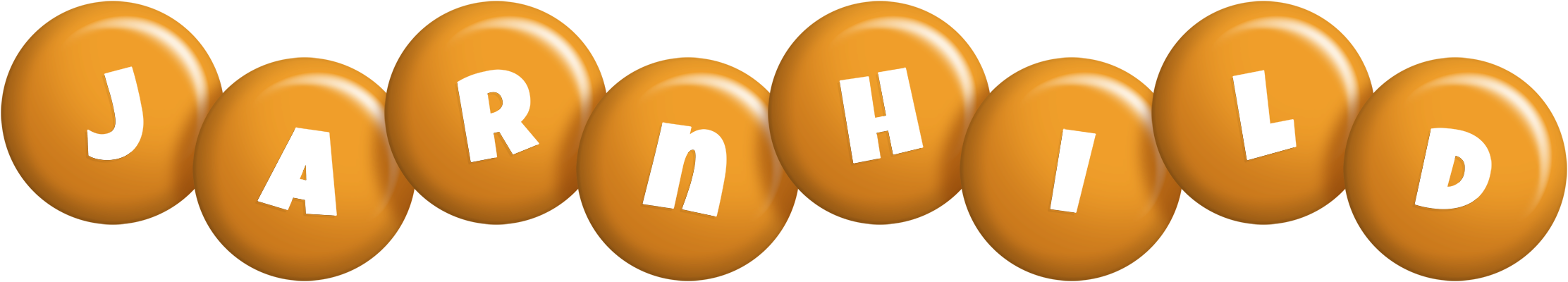 Jarnhild candy-orange logo