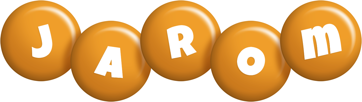Jarom candy-orange logo
