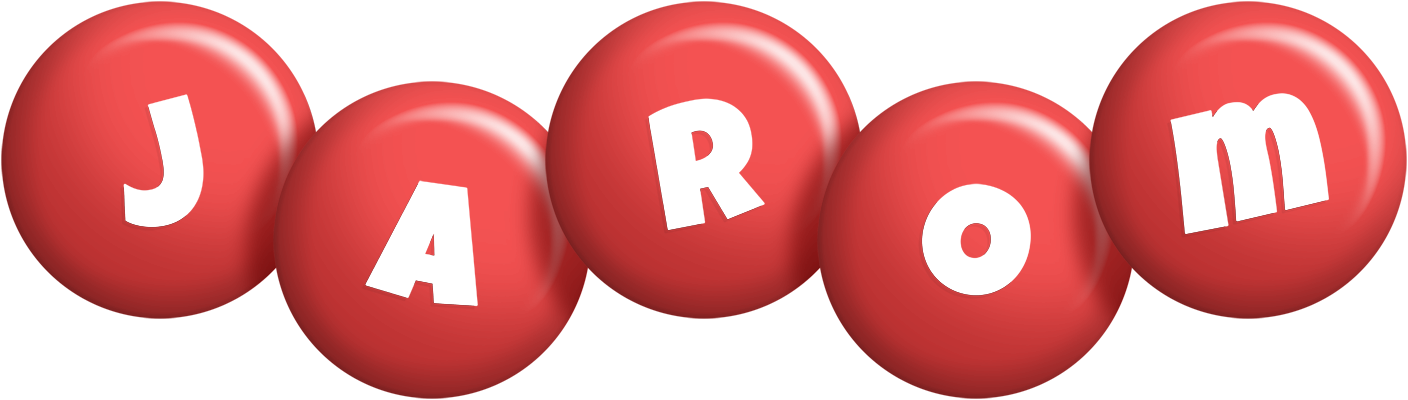 Jarom candy-red logo