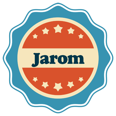 Jarom labels logo