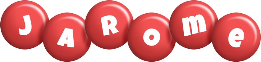 Jarome candy-red logo