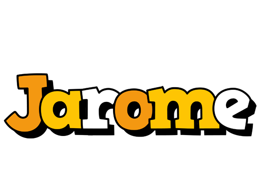 Jarome cartoon logo