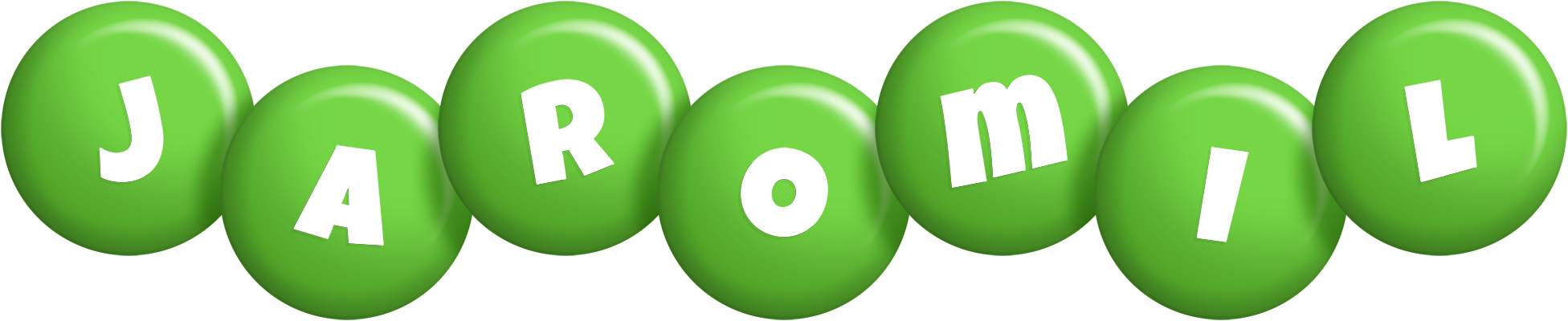 Jaromil candy-green logo