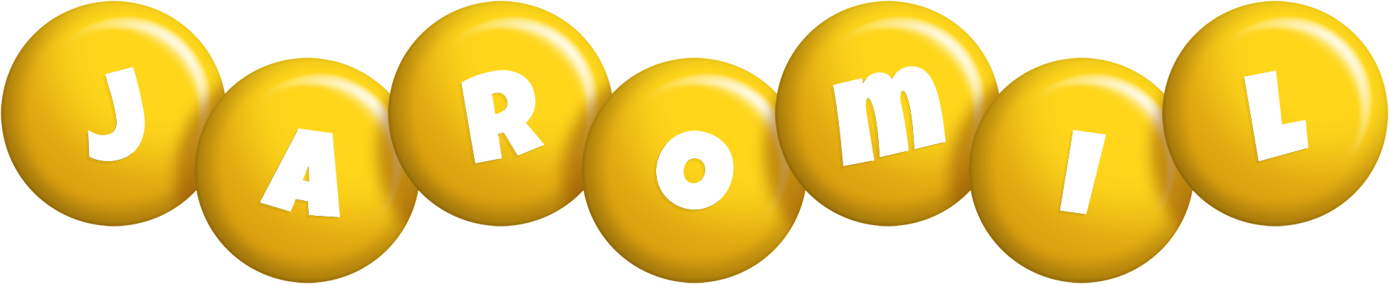 Jaromil candy-yellow logo