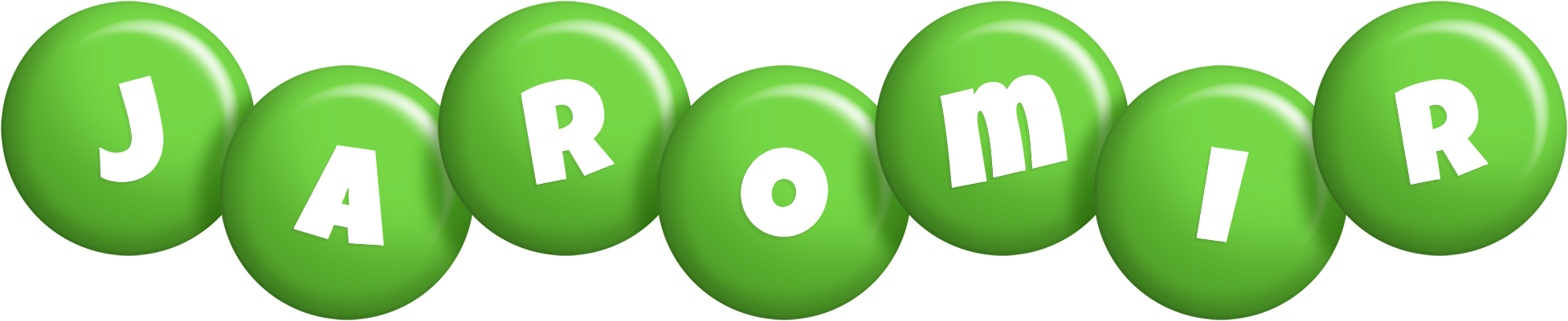 Jaromir candy-green logo