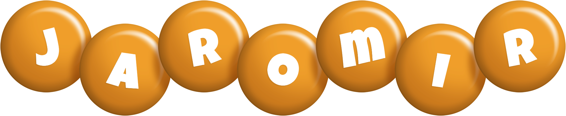 Jaromir candy-orange logo