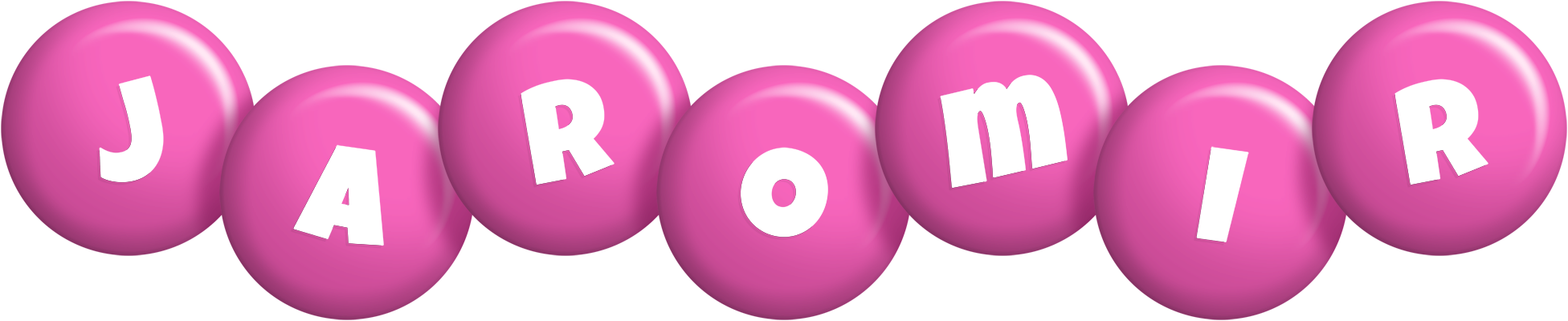Jaromir candy-pink logo