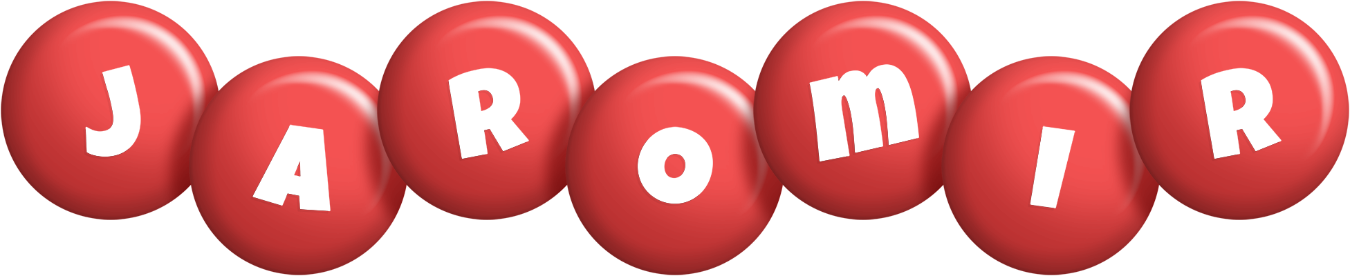 Jaromir candy-red logo
