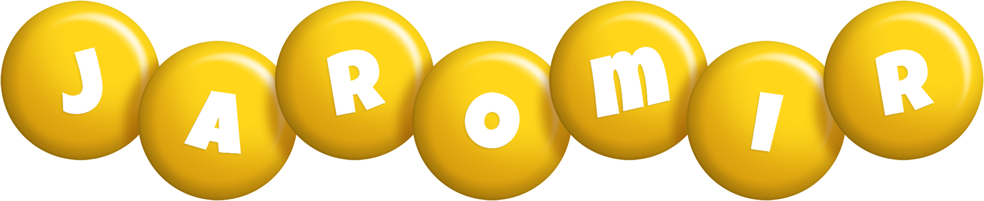 Jaromir candy-yellow logo