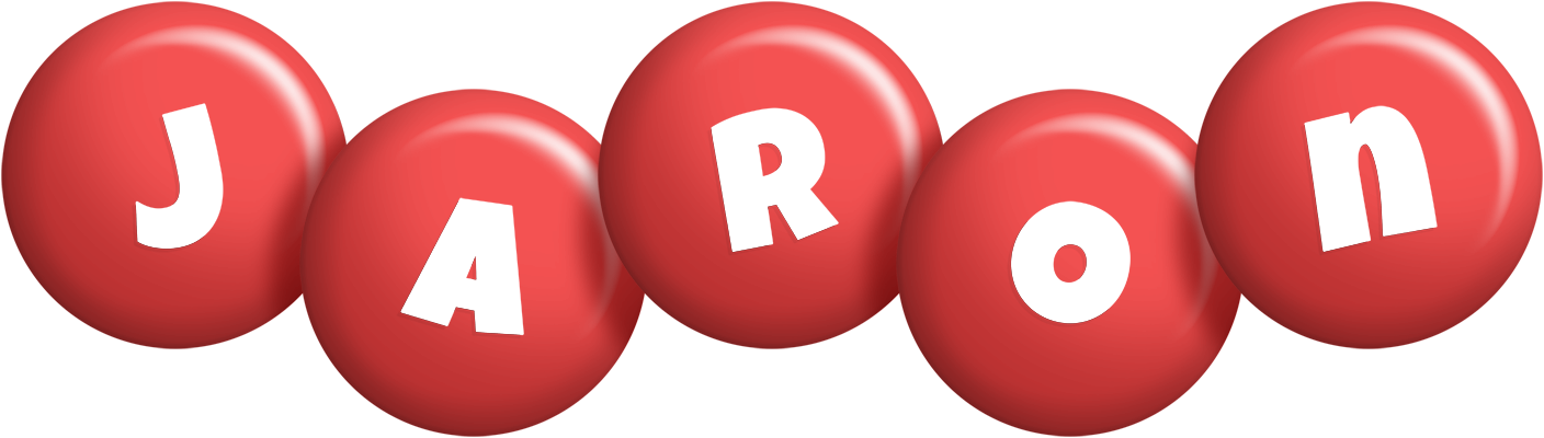 Jaron candy-red logo