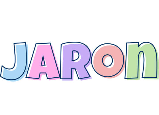 Jaron pastel logo
