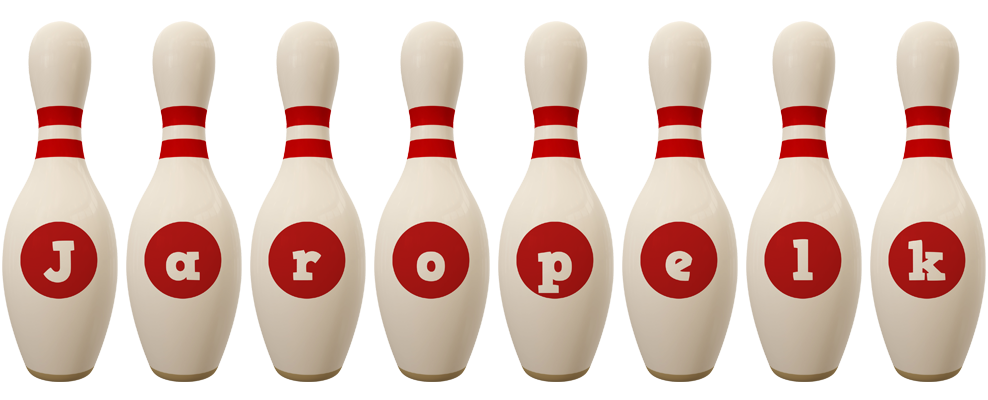 Jaropelk bowling-pin logo