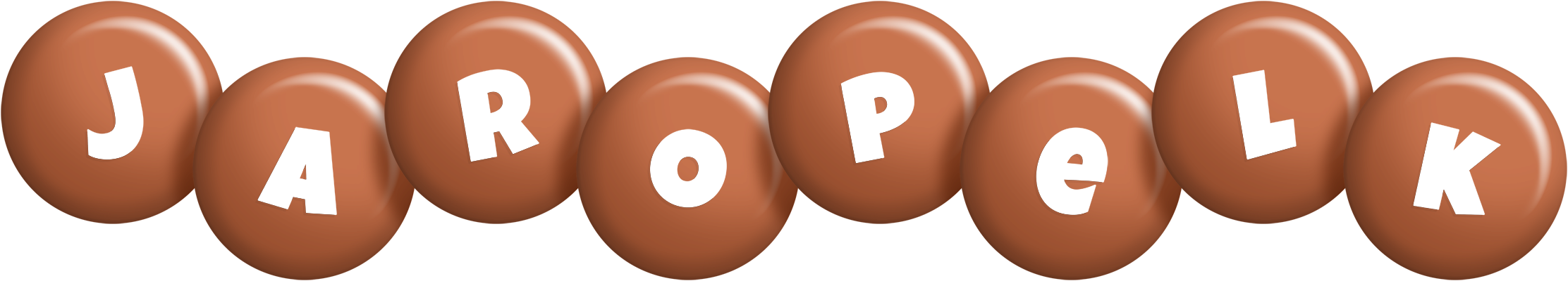 Jaropelk candy-brown logo