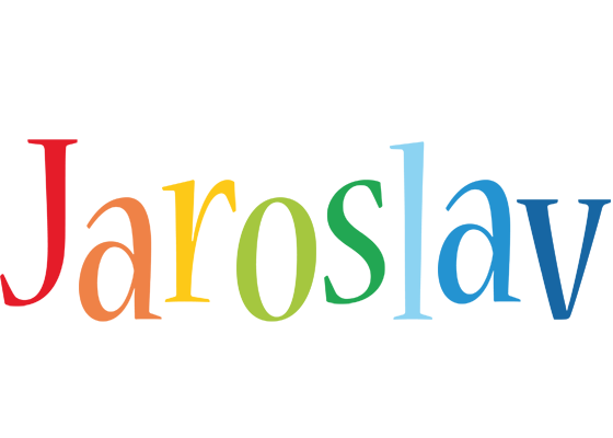 Jaroslav birthday logo