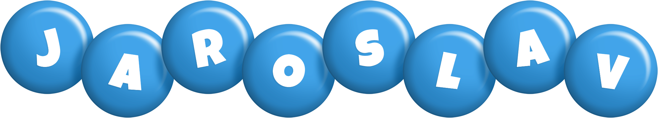 Jaroslav candy-blue logo