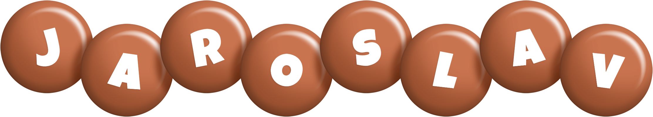 Jaroslav candy-brown logo