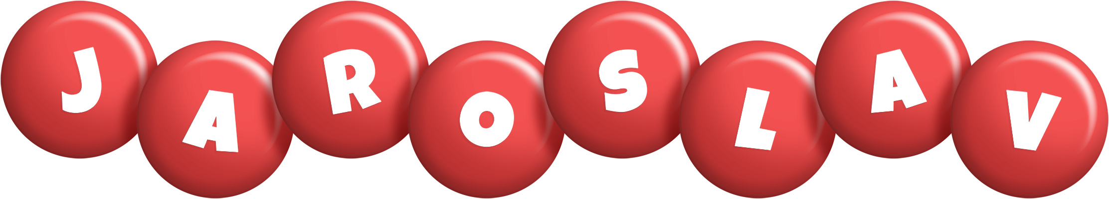 Jaroslav candy-red logo