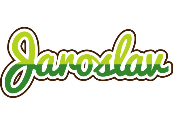 Jaroslav golfing logo