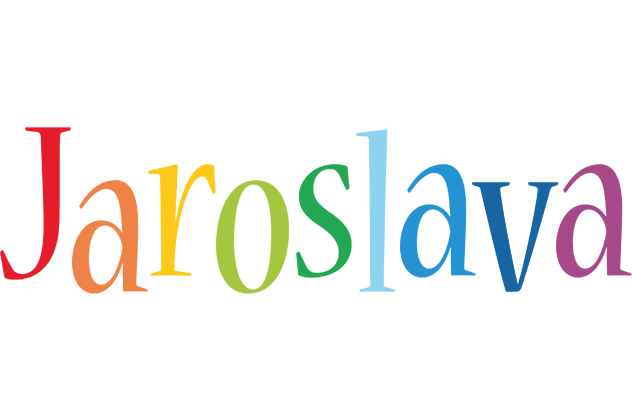 Jaroslava birthday logo