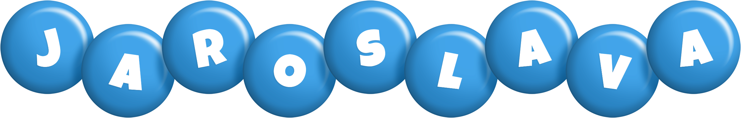 Jaroslava candy-blue logo