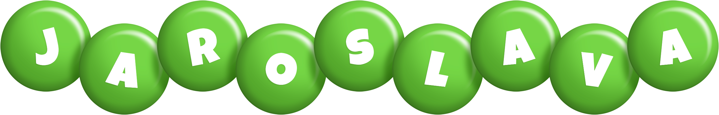 Jaroslava candy-green logo
