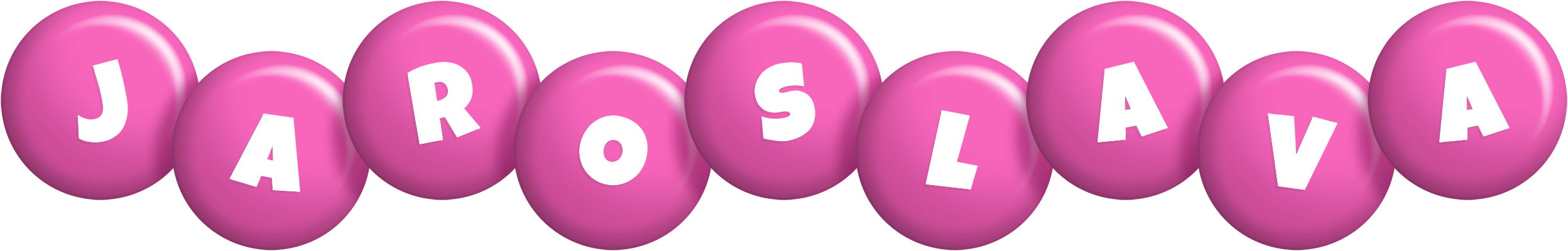 Jaroslava candy-pink logo