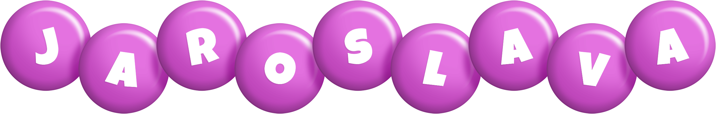 Jaroslava candy-purple logo