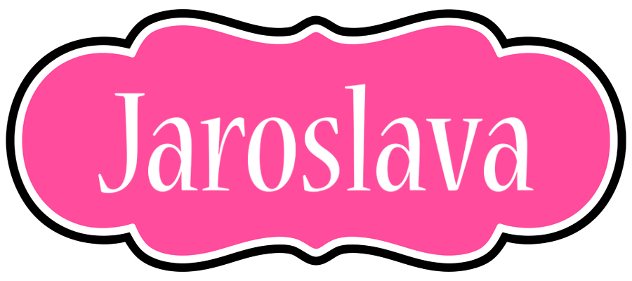 Jaroslava invitation logo
