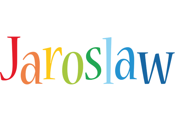 Jaroslaw birthday logo