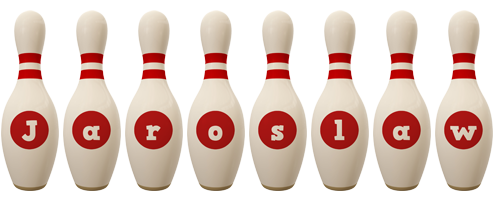 Jaroslaw bowling-pin logo