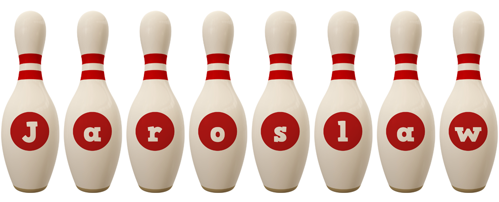 Jaroslaw bowling-pin logo