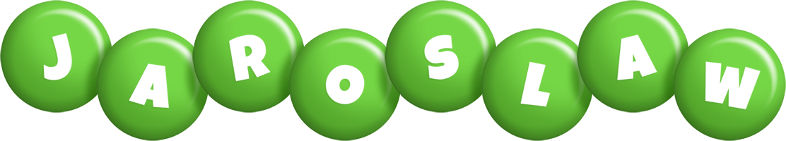 Jaroslaw candy-green logo