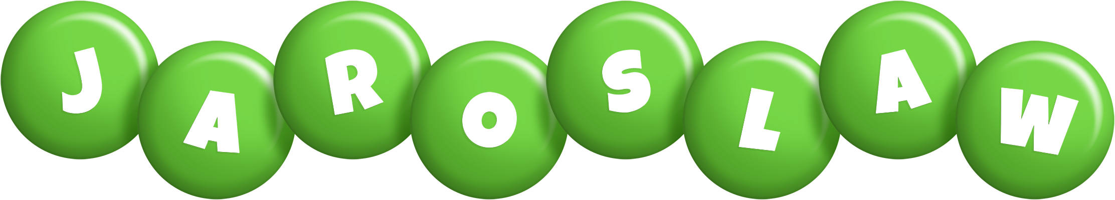 Jaroslaw candy-green logo