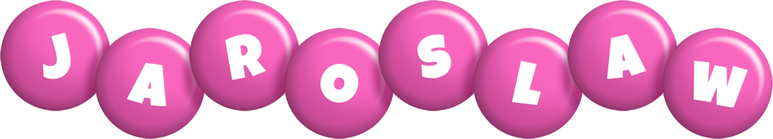 Jaroslaw candy-pink logo