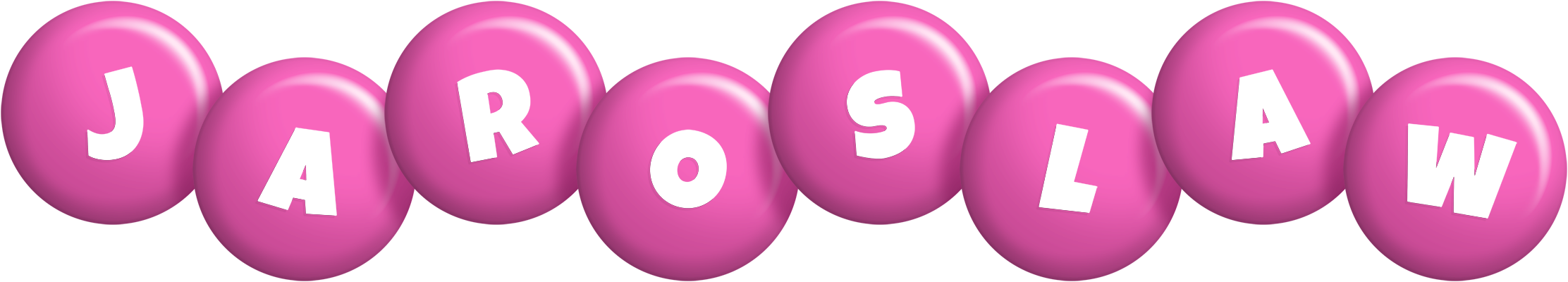 Jaroslaw candy-pink logo