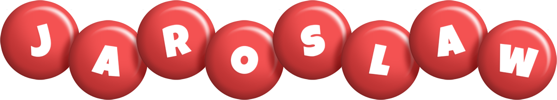 Jaroslaw candy-red logo