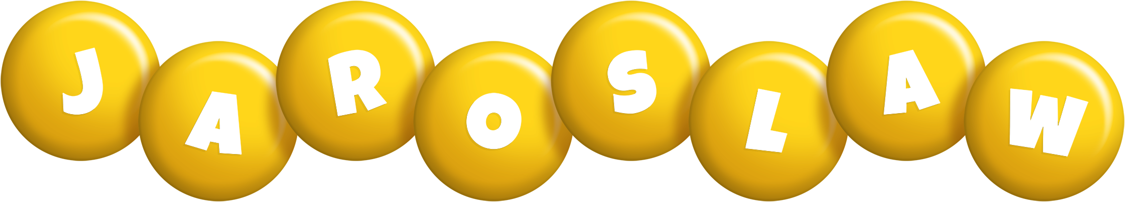 Jaroslaw candy-yellow logo