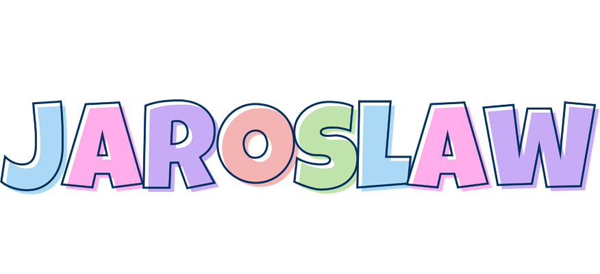 Jaroslaw pastel logo