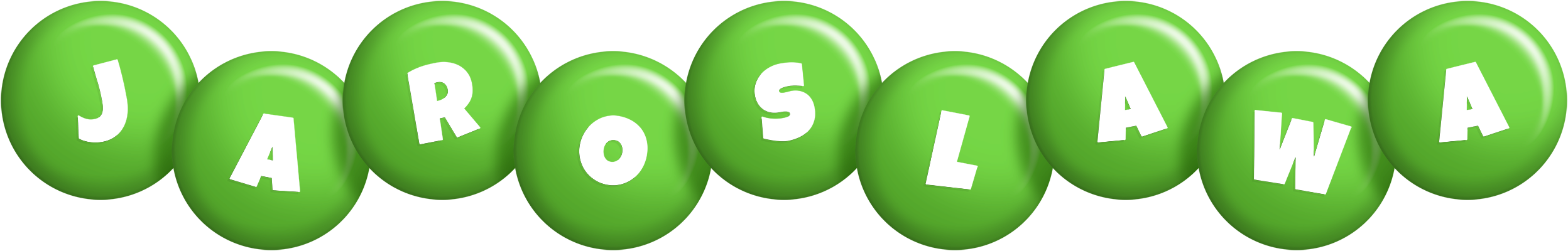Jaroslawa candy-green logo