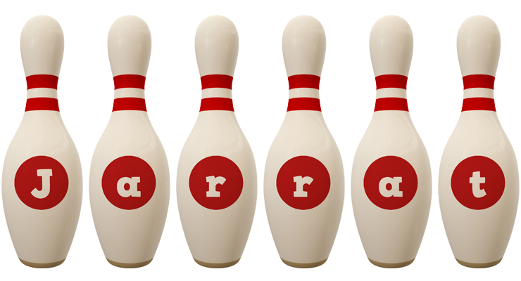 Jarrat bowling-pin logo