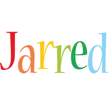 Jarred birthday logo