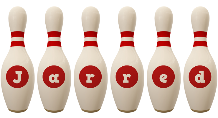Jarred bowling-pin logo