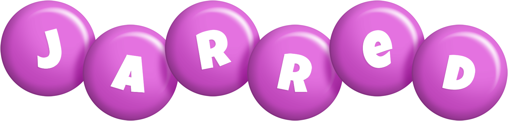 Jarred candy-purple logo