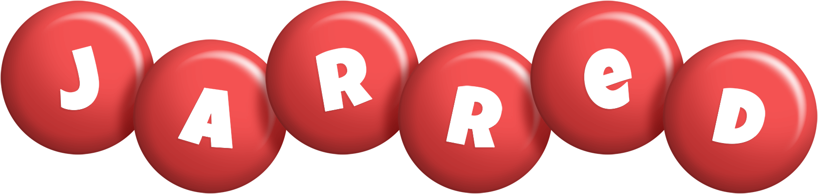 Jarred candy-red logo