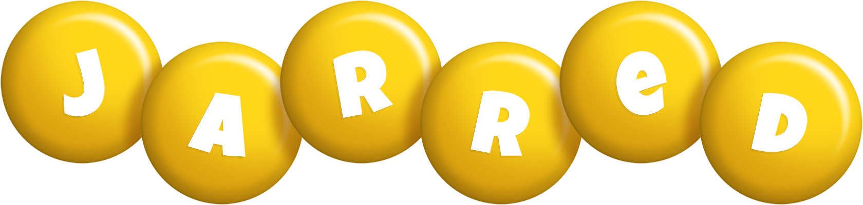 Jarred candy-yellow logo