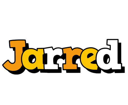 Jarred cartoon logo