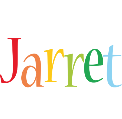 Jarret birthday logo