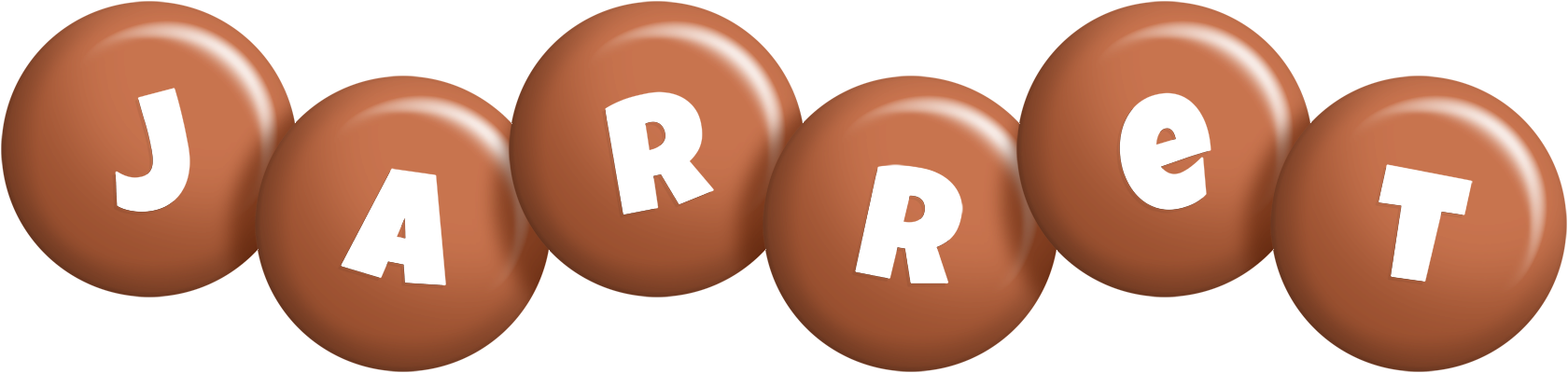Jarret candy-brown logo